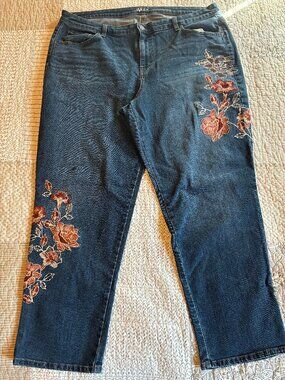Style & Co Plus size Women's Jeans Embroidered 20W